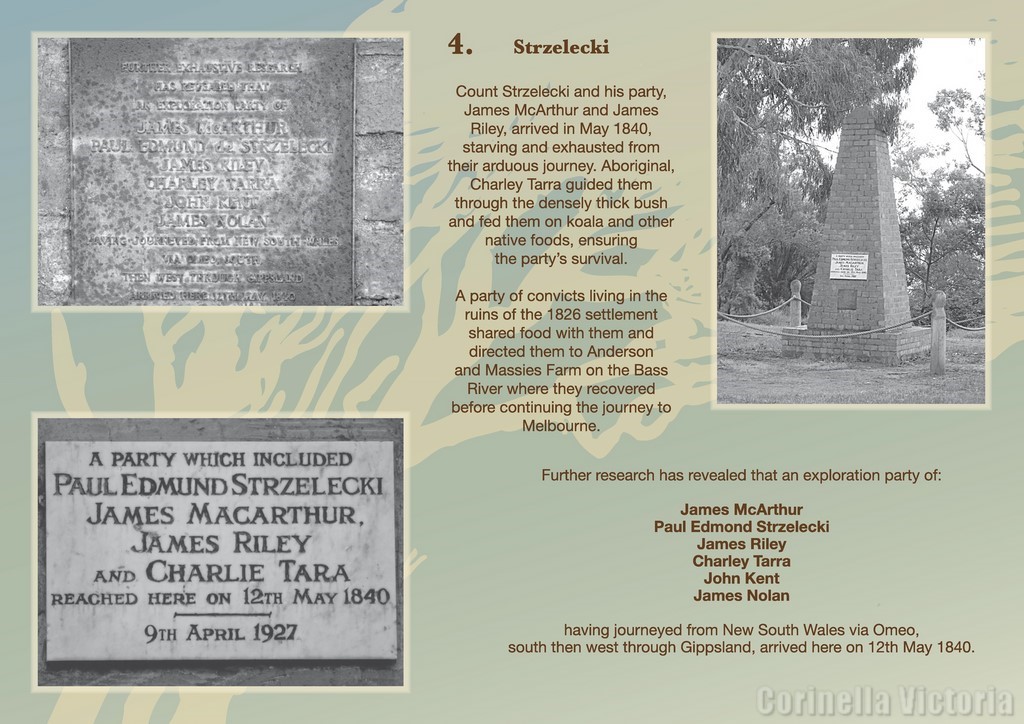 Corinella Monument Strzelecki