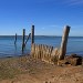 Chop Sticks !  Corinella Ferry Barge Landing  Historic Sea Wall Pylons 